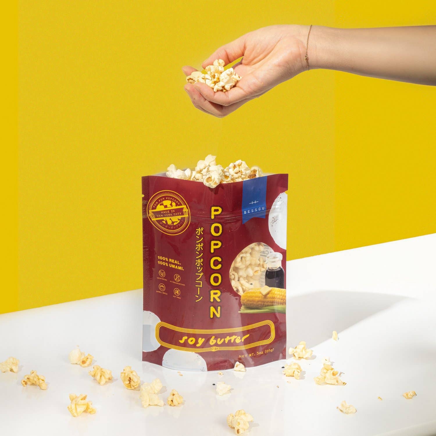 Popcorn, Soy Butter: Small