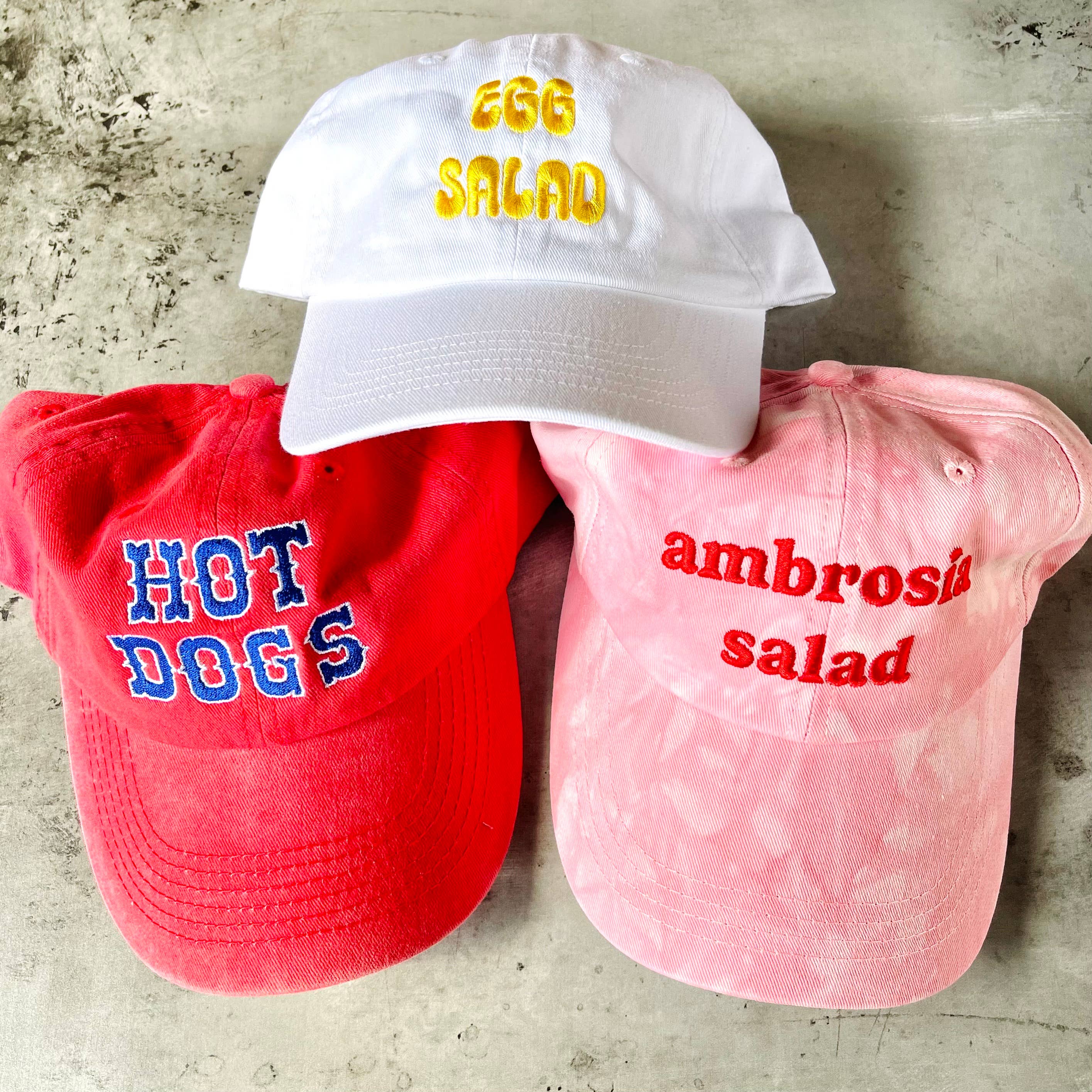 Hot dogs Baseball Cap Unisex Dad Hat gifts Summer foodie