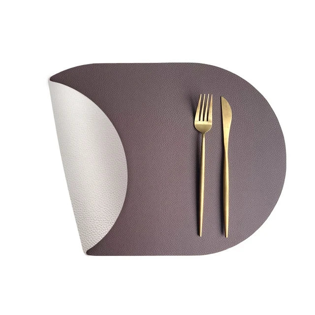 Faux Leather Table Mat