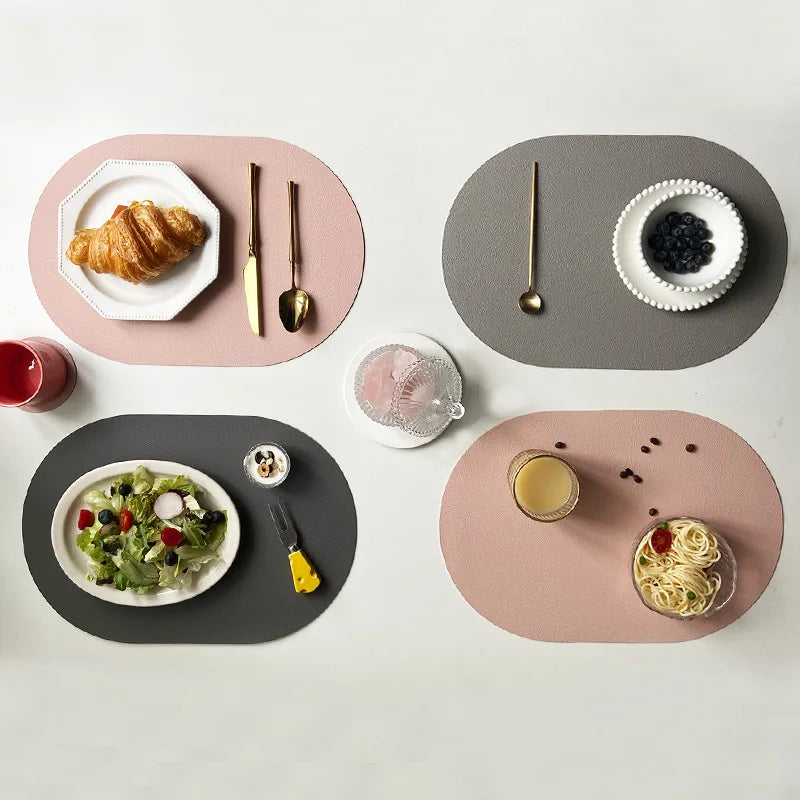Faux Leather Table Mat