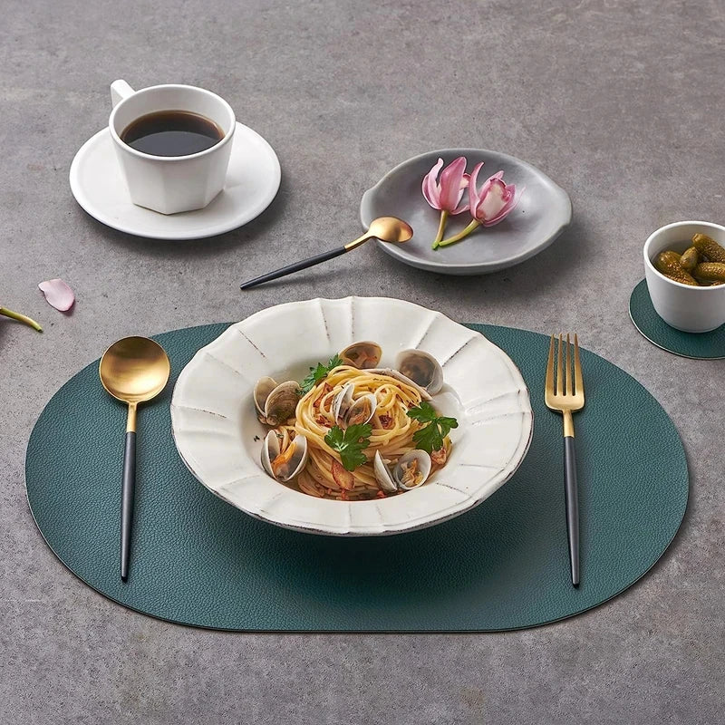 Faux Leather Table Mat