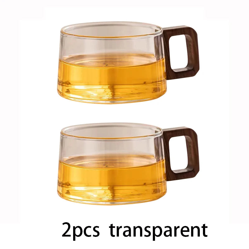 High Borosilicate Glass Mug Set
