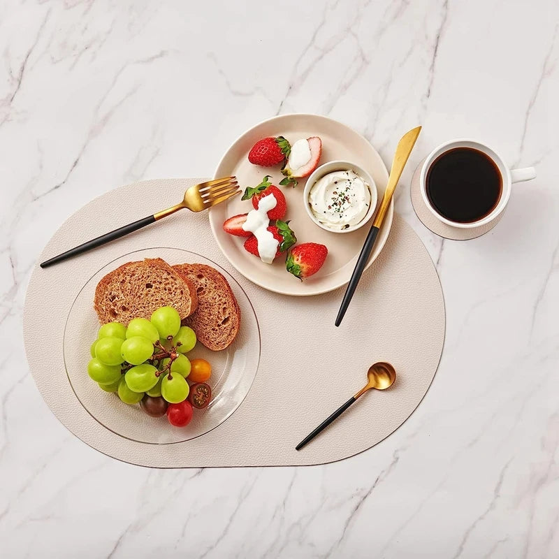 Faux Leather Table Mat