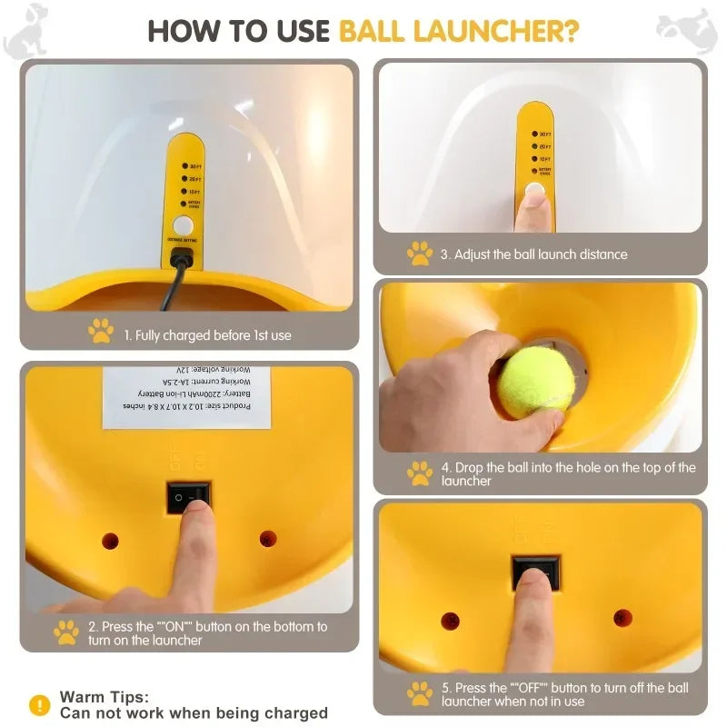 Automatic Pet Ball Launcher