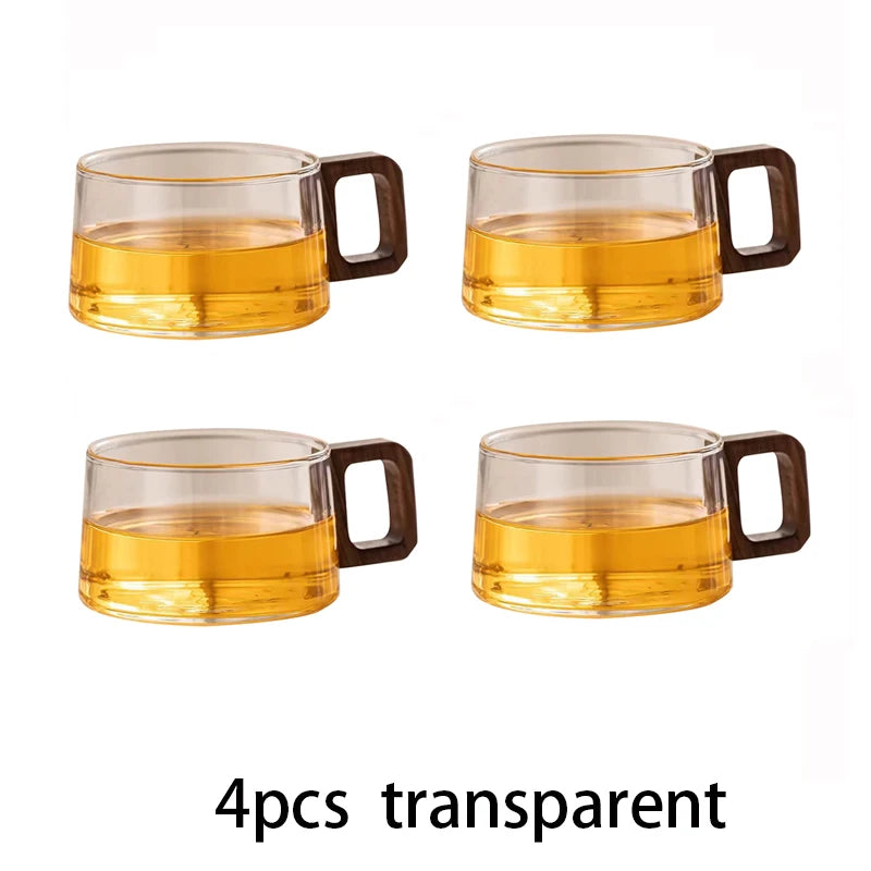 High Borosilicate Glass Mug Set