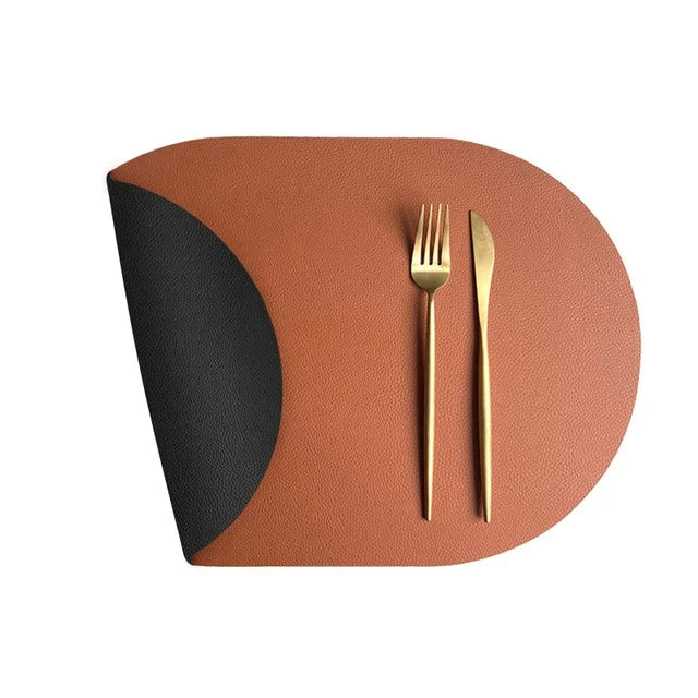 Faux Leather Table Mat