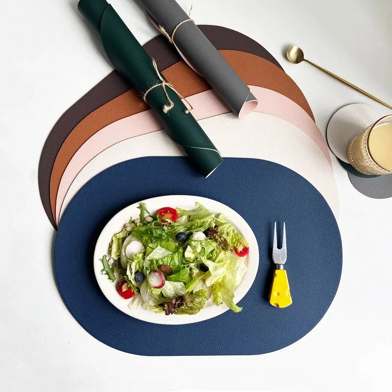 Faux Leather Table Mat